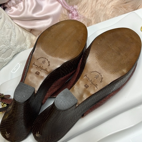 HENRY BEGUILAN VINTAGE PLATFORM SANDALS - Picture 2 of 7